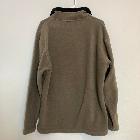 Le Shark 1/4 Zip Men's Size L Pullover Taupe Brown - Picture 3 of 9